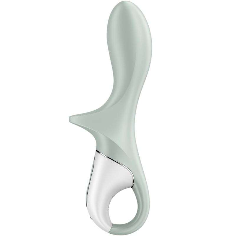 SATISFYER - AIR PUMP BOOTY 3 INFLATABLE ANAL VIBRATOR GREYGREEN SATISFYER - AIR PUMP BOOTY 3 INFLATABLE ANAL VIBRATOR GREYGREEN
