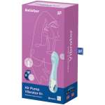 SATISFYER - AIR PUMP VIBRATOR 5+ INFLATABLE G-SPOT VIBRATOR APP BLUE