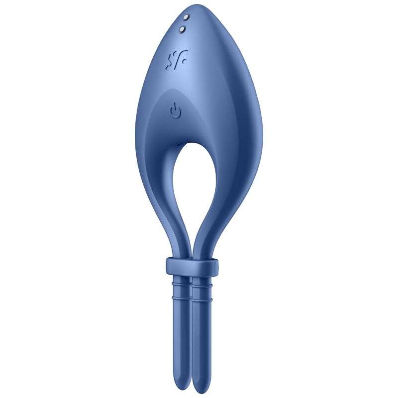 SATISFYER - BULLSEYE RING VIBRATOR APP BLUE SATISFYER - BULLSEYE RING VIBRATOR APP BLUE