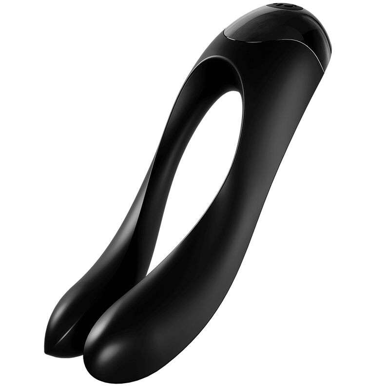 SATISFYER - CANDY CANE FINGER VIBRATOR BLACK SATISFYER - CANDY CANE FINGER VIBRATOR BLACK