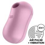 SATISFYER - COTTON CANDY AIR PULSE STIMULATOR & VIBRATOR LILAC