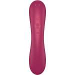 SATISFYER - CURVE TRINITY 1 AIR PULSE VIBRATION RED