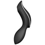 SATISFYER - CURVY TRINITY 2 AIR PULSE VIBRATOR BLACK