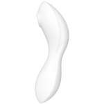 SATISFYER - CURVY TRINITY 5 AIR PULSE STIMULATOR & VIBRATOR APP WHITE