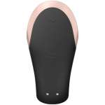 SATISFYER - DOUBLE LOVE LUXURY PARTNER VIBRATOR BLACK
