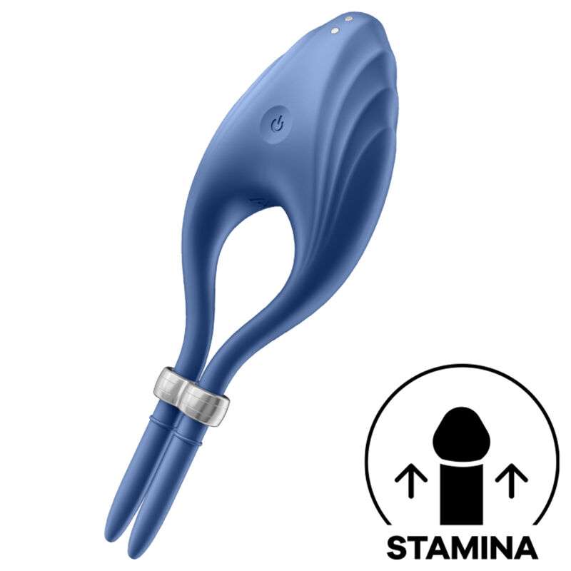 SATISFYER - DUELIST RING VIBRATOR BLUE SATISFYER - DUELIST RING VIBRATOR BLUE