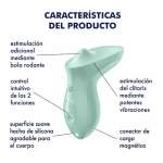 SATISFYER - EXCITERRR LAY-ON CLITORIS MINT VIBRATOR