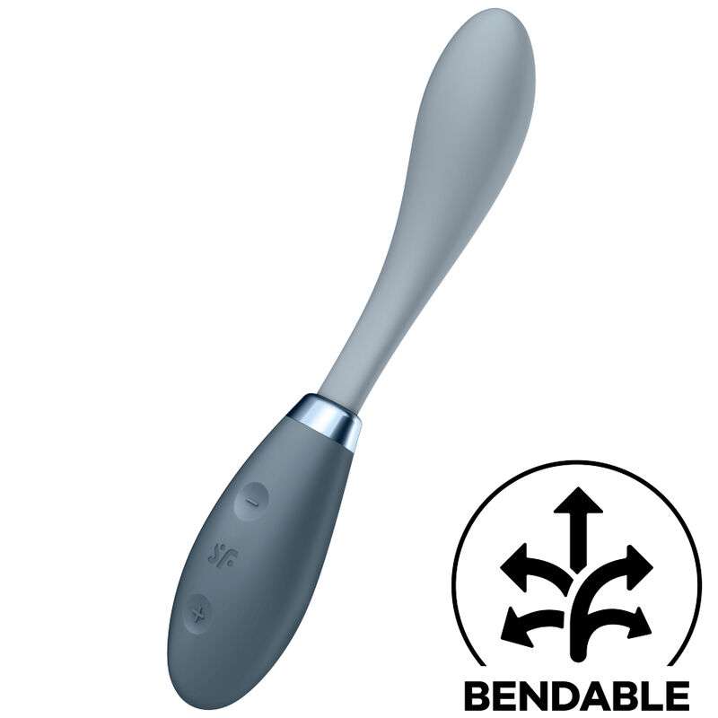 SATISFYER - G-SPOT FLEX 3 MULTI VIBRATOR GREY SATISFYER - G-SPOT FLEX 3 MULTI VIBRATOR GREY