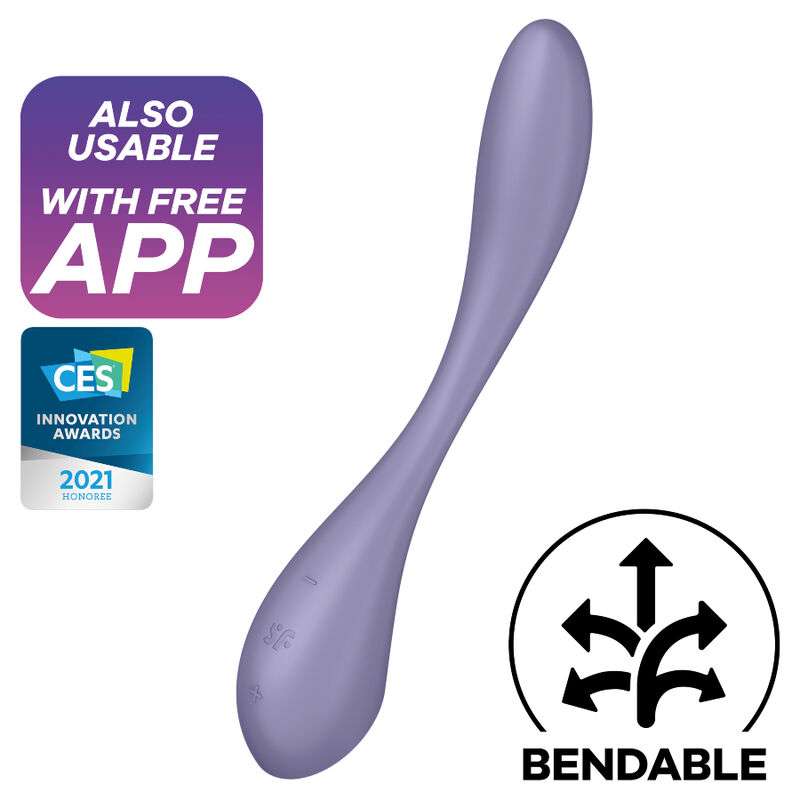 SATISFYER - G-SPOT FLEX 5 MULTI VIBRATOR LILAC SATISFYER - G-SPOT FLEX 5 MULTI VIBRATOR LILAC