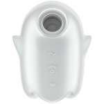 SATISFYER - GLOWING GHOST AIR PULSE & VIBRATOR WHITE