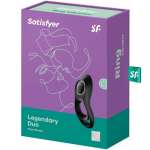 SATISFYER - LEGENDARY DUO RING VIBRATOR BLACK