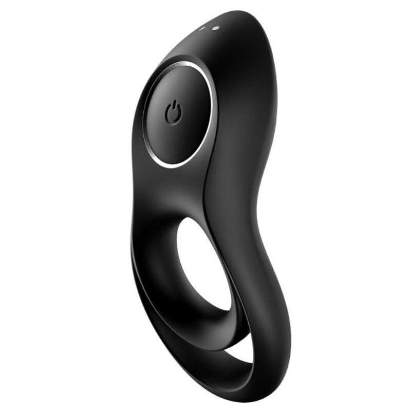 SATISFYER - LEGENDARY DUO RING VIBRATOR BLACK SATISFYER - LEGENDARY DUO RING VIBRATOR BLACK