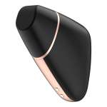 SATISFYER - LOVE TRIANGLE AIR PULSE STIMULATOR & VIBRATOR BLACK