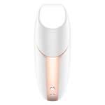 SATISFYER - LOVE TRIANGLE AIR PULSE STIMULATOR & VIBRATOR WHITE