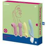 SATISFYER - MARVELOUS FOUR VIBRATOR & AIR PULSE SET