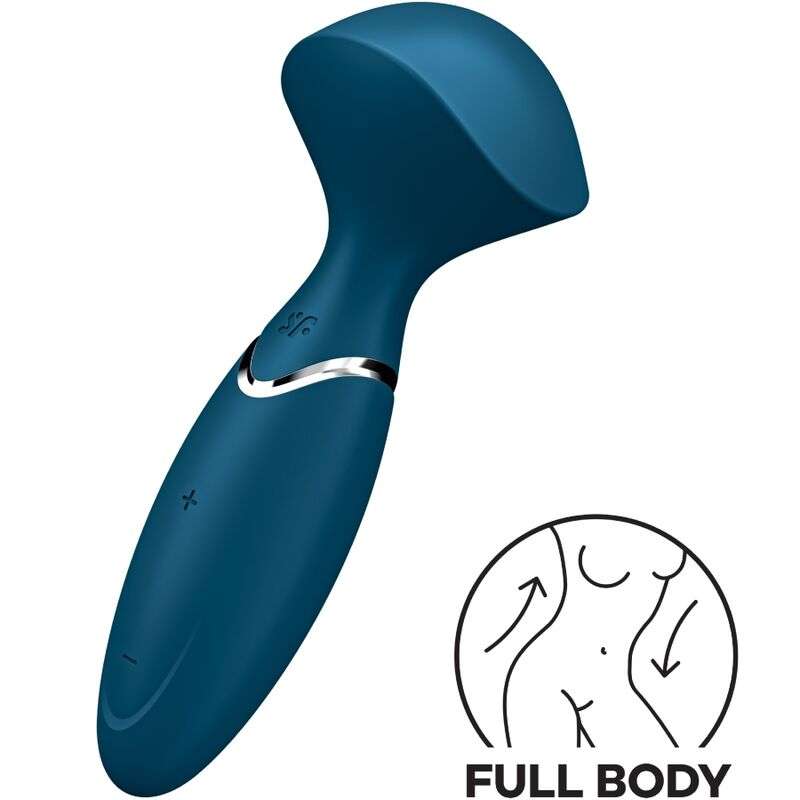 SATISFYER - MINI WOND-ER BLUE SATISFYER - MINI WOND-ER BLUE