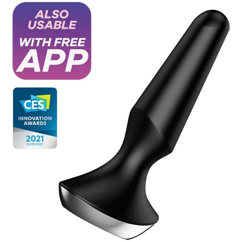 SATISFYER - PLUG ILICIOUS 2 PLUG VIBRATOR BLACK SATISFYER - PLUG ILICIOUS 2 PLUG VIBRATOR BLACK