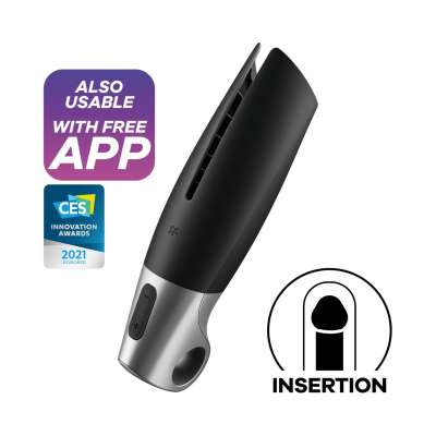 SATISFYER - POWER MASTURBATOR BLACK
