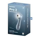 SATISFYER - PRO 2 AIR PULSE STIMULATOR BLUE