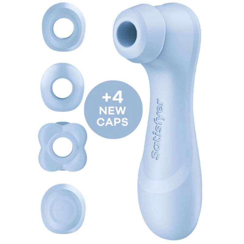 SATISFYER - PRO 2 GENERATION 4 CLITORAL STIMULATOR SERENE BLUE SATISFYER - PRO 2 GENERATION 4 CLITORAL STIMULATOR SERENE BLUE