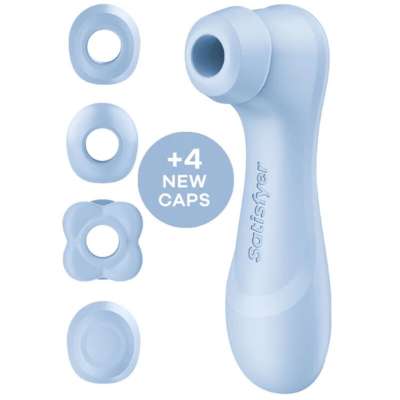 SATISFYER - PRO 2 GENERATION 4 CLITORAL STIMULATOR SERENE BLUE