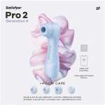 SATISFYER - PRO 2 GENERATION 4 CLITORAL STIMULATOR SERENE BLUE