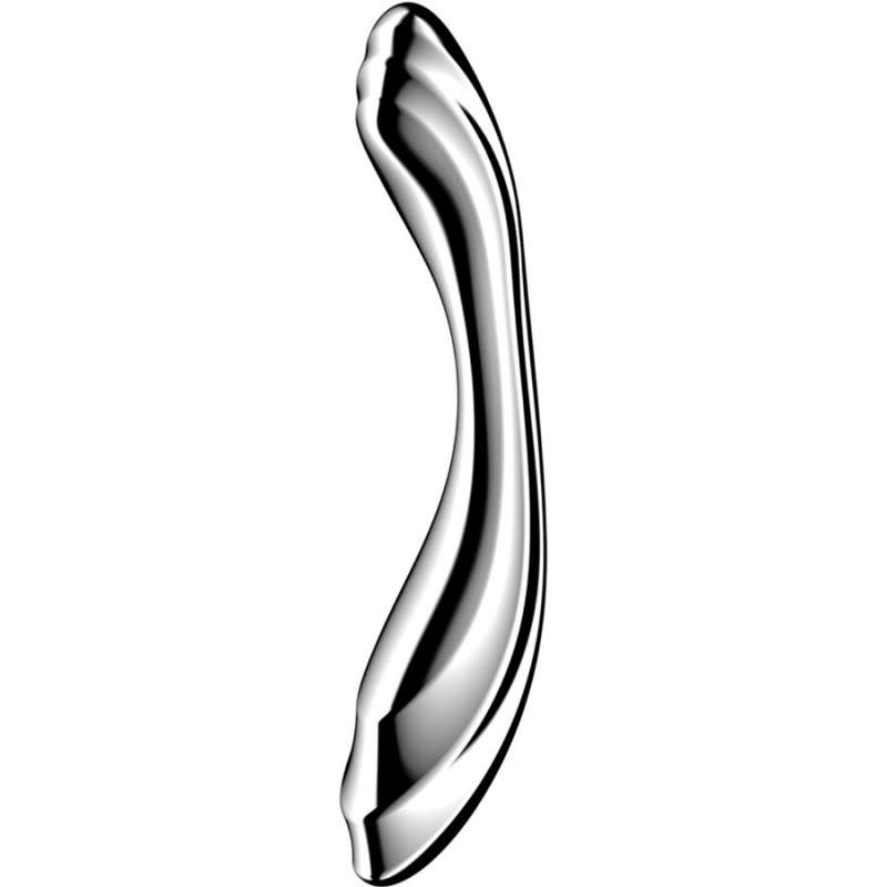 SATISFYER - PURE GRAVITY 2 STAINLESS STEEL DOUBLE-ENDED DILDO SATISFYER - PURE GRAVITY 2 STAINLESS STEEL DOUBLE-ENDED DILDO