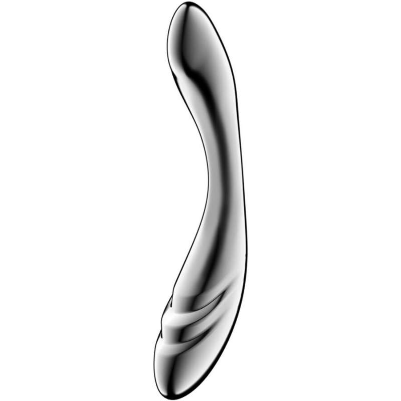 SATISFYER - PURE GRAVITY 3 STAINLESS STEEL DOUBLE-ENDED DILDO SATISFYER - PURE GRAVITY 3 STAINLESS STEEL DOUBLE-ENDED DILDO