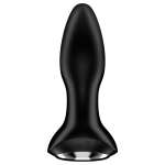 SATISFYER - ROTATOR PLUG 2+ VIBRATING PLUG APP BLACK