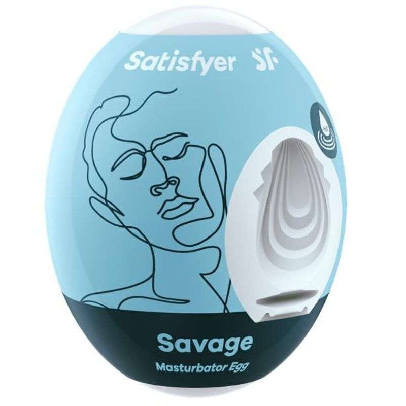 SATISFYER - SAVAGE MASTURBATOR EGG SATISFYER - SAVAGE MASTURBATOR EGG