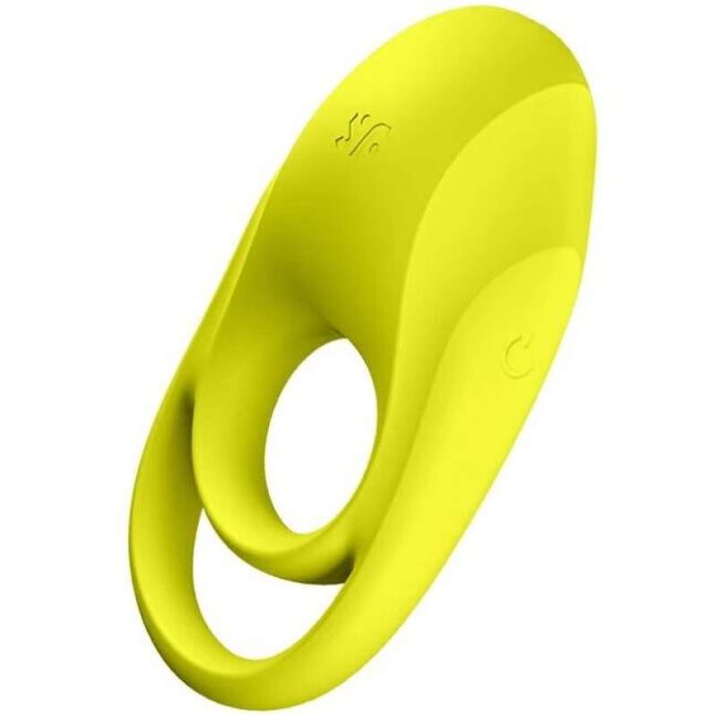 SATISFYER - SPECTACULAR DUO RING VIBRATOR YELLOW SATISFYER - SPECTACULAR DUO RING VIBRATOR YELLOW