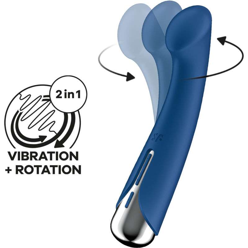 SATISFYER - SPINNING G-SPORT 1 ROTATOR VIBRATOR BLUE SATISFYER - SPINNING G-SPORT 1 ROTATOR VIBRATOR BLUE