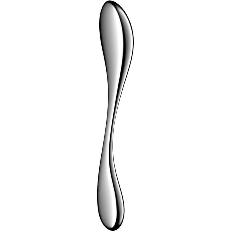 SATISFYER - STAR FORCE 3 STAINLESS STEEL DOUBLE-ENDED DILDO
