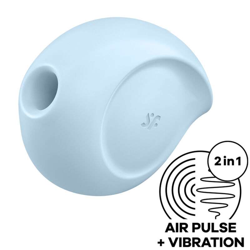SATISFYER - SUGAR RUSH AIR PULSE STIMULATOR & VIBRATOR BLUE SATISFYER - SUGAR RUSH AIR PULSE STIMULATOR & VIBRATOR BLUE