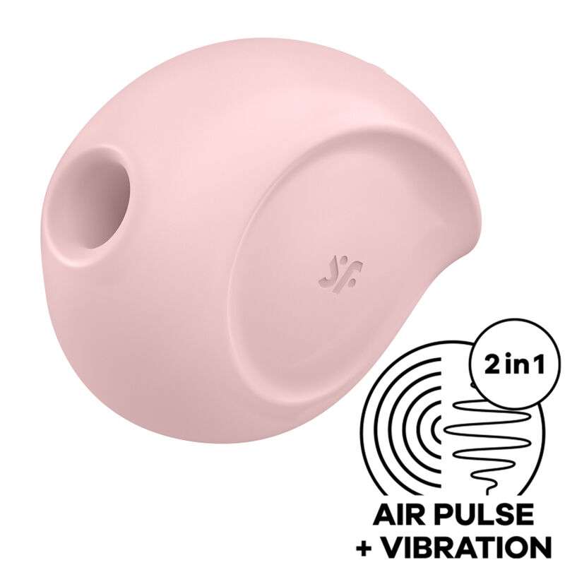 SATISFYER - SUGAR RUSH AIR PULSE STIMULATOR & VIBRATOR PINK SATISFYER - SUGAR RUSH AIR PULSE STIMULATOR & VIBRATOR PINK