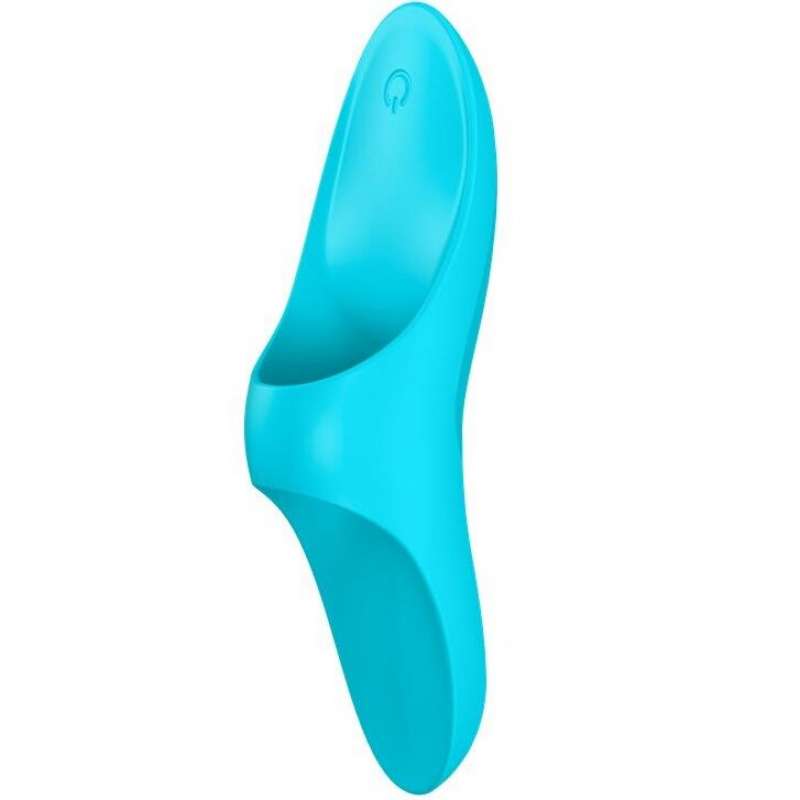 SATISFYER - TEASER FINGER VIBRATOR BLUE LIGHT SATISFYER - TEASER FINGER VIBRATOR BLUE LIGHT