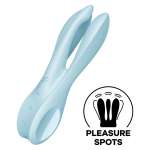 SATISFYER - THREESOME 1 VIBRATOR BLUE