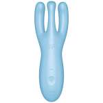 SATISFYER - THREESOME 4 VIBRATOR APP BLUE