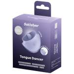SATISFYER - TONGUE DANCER CLITORAL STIMULATOR WITH VIBRATION AND PULSATIONS LILAC