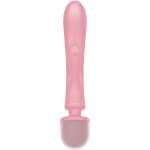 SATISFYER - TRIPLE LOVER RABBIT VIBRATOR MASSAGER PINK
