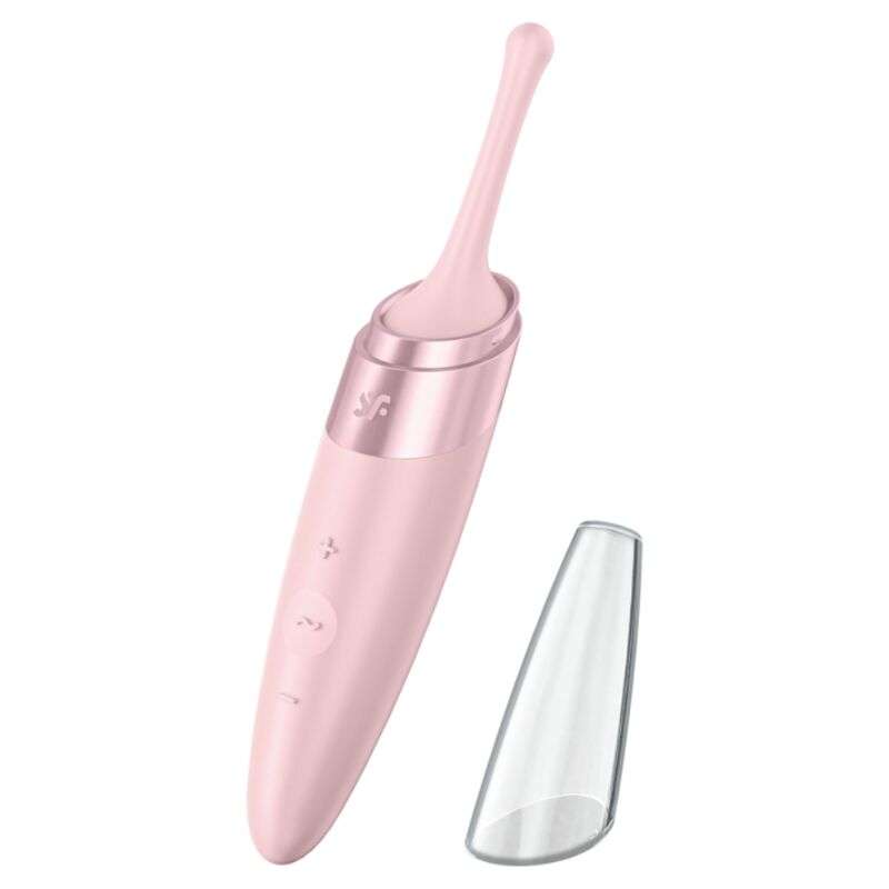 SATISFYER - TWIRLING DELIGHT CLIT TIP VIBRATOR PINK