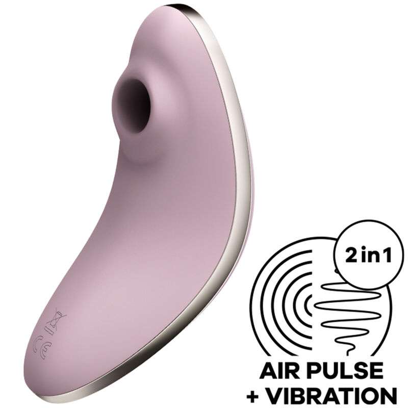 SATISFYER - VULVA LOVER 1 AIR PULSE STIMULATOR & VIBRATOR VIOLET SATISFYER - VULVA LOVER 1 AIR PULSE STIMULATOR & VIBRATOR VIOLET