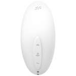 SATISFYER - VULVA LOVER 2 AIR PULSE STIMULATOR & VIBRATOR WHITE
