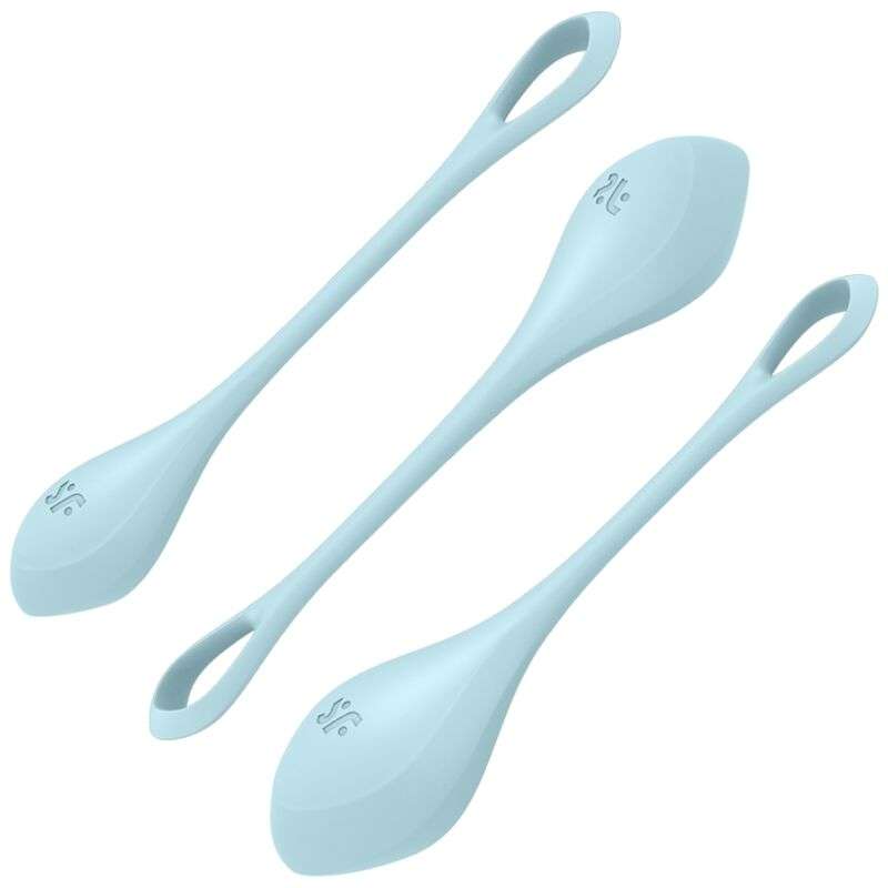 SATISFYER - YONI POWER 2 TRAINING SET BLUE SATISFYER - YONI POWER 2 TRAINING SET BLUE