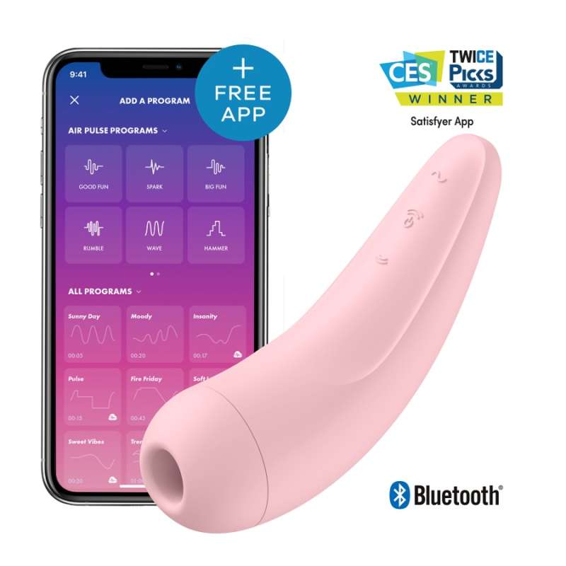 SATISFYER - Curvy 2 + pinkki SATISFYER - Curvy 2 + pinkki