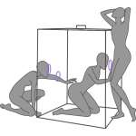 SECRET DOME - KINK CLUB CABIN SCANDALE PURPLE