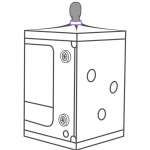 SECRET DOME - KINK CLUB CABIN SCANDALE PURPLE