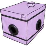 SECRET DOME - KINK CLUB LA NICHE CABIN PURPLE
