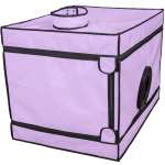 SECRET DOME - KINK CLUB LA NICHE CABIN PURPLE