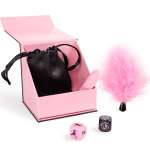 SECRET PLAY - PLEASURES BOX FOR COUPLES: DICE + VIBRATING BULLET + FEATHER PEN